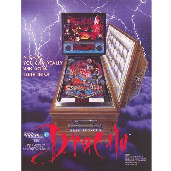 Pinball Flyers Doctor Who No Fear Popeye T2 Road Show NBA Jackbot Dracula Space - Picture 3 of 11